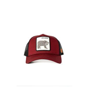 Gorro Wrap Jockey 20 AT Oso Andino Burgundy and Black