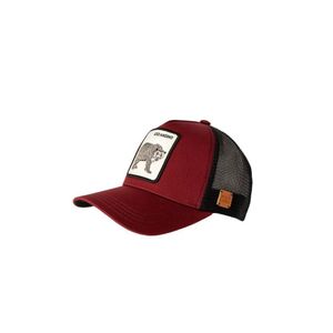 Gorro Wrap Jockey 20 AT Oso Andino Burgundy and Black