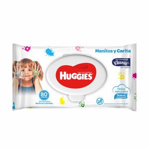 Toallitas Húmedas HUGGIES Manitos y Carita Paquete 80un