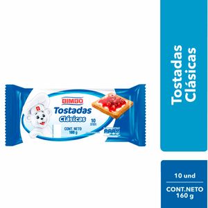 Tostadas BIMBO Clásicas Paquete 10un