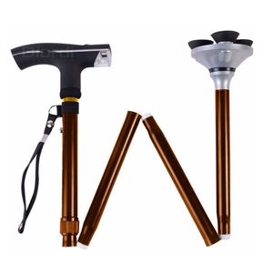 Bastón Plegable Trusty Luz Led 4 Soportes Antideslizante