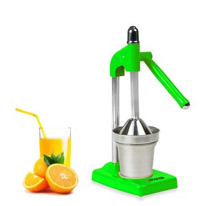 Exprimidor de Naranja y Limón Manual Premier Acero Inoxidable Verde