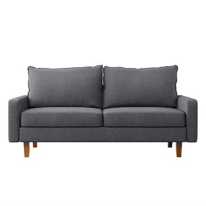 Sofá Vianne 3 Cuerpos Gris Oscuro