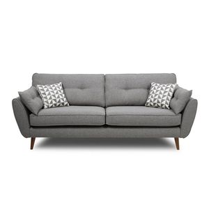Sofá Altina 3 Cuerpos Gris