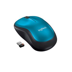 Mouse Logitech Inalámbrico M185 Azul