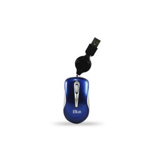 Mini Mouse Optical Iblue Micro Traveler Retráctil XMK-977 Azul