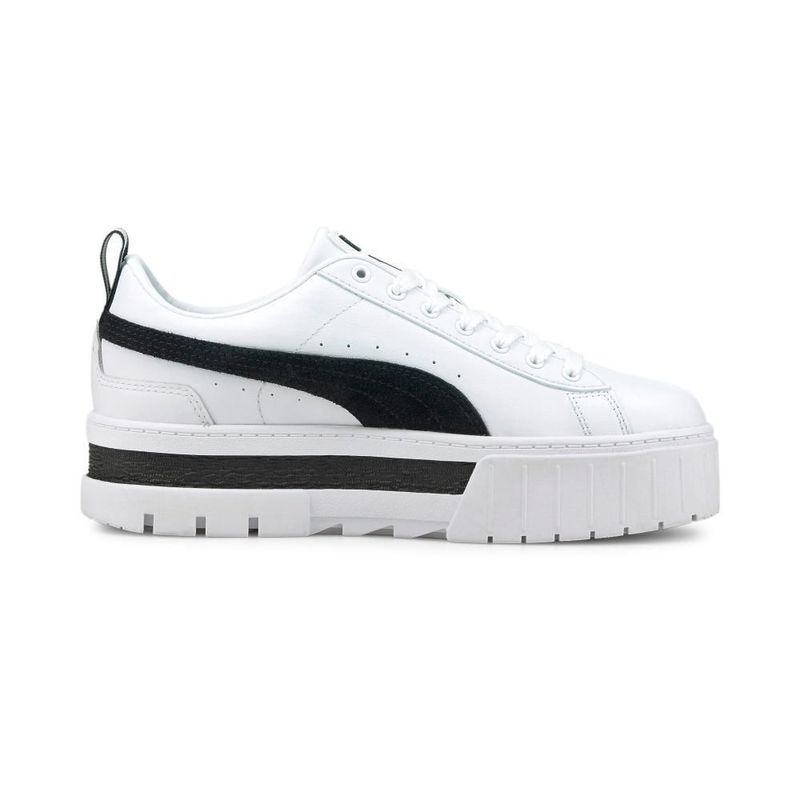 Tenis puma mujer blancos con negro hot sale