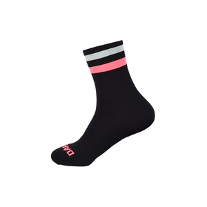 Medias Xclusive para Ciclismo Negro/Rosado