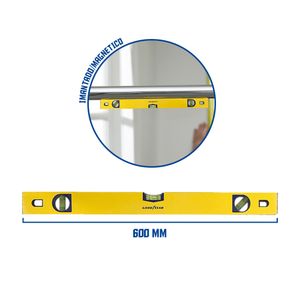 Nivel Goodyear Magnético Imantado 600 mm crv