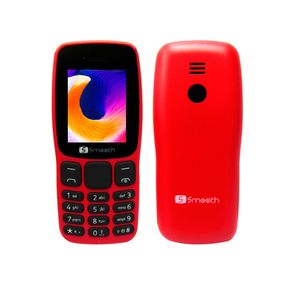 Celular Smooth UNO 3G 177 Dual SIM FM Radio Cámara Bluetooth Rojo