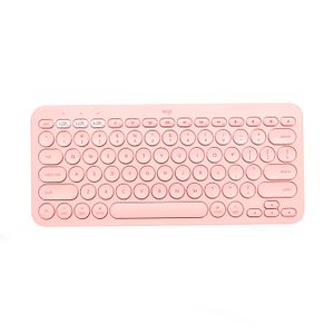Teclado Logitech Bluetooth Multidispositivo Inalámbrico K380 Rosa