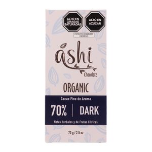 Chocolate Áshi Dark 70% Cacao 70g