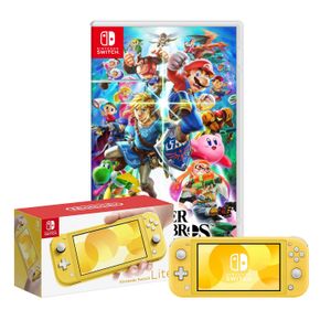 Consola Nintendo Switch Lite Amarillo + Super Smash Bros Ultimate