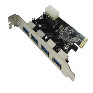 Tarjeta Pci Express Card USB 3.0 de 4 Puertos Adaptador PC