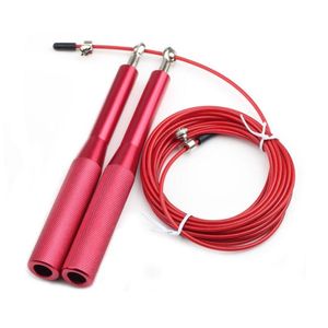 Soga Para Saltar Crossfit Aluminio Rojo