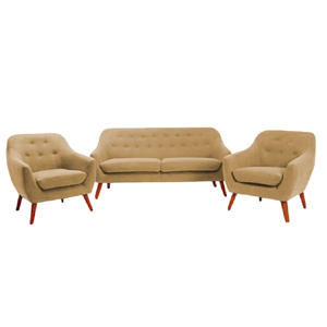 Juego de Sala Vintage 3 1 1 Isabella Beige