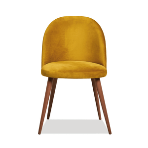 Silla Vintage Zoe Mostaza Alto Hogar