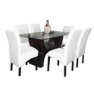 Juego de Comedor 6 Sillas Norly Blanco