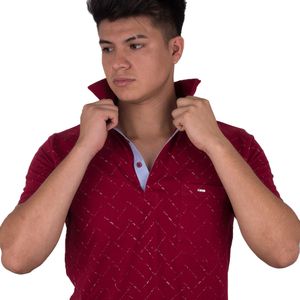 Polo KyLu Adam con Cuello Camisero Gaspeado