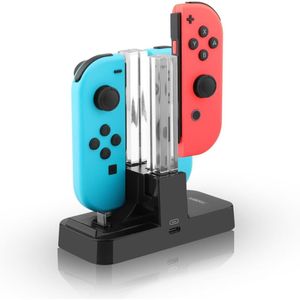 Estación de Carga para JoyCons y Mando Pro Controller Nintendo Switch