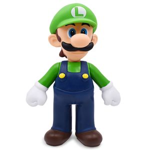 Figura Luigi 12 cm Gorra Verde Calidad PVC
