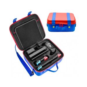 Maleta para Nintendo Switch Estuche Resistente Grande Rojo con Azul