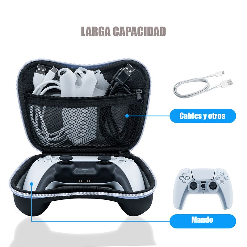 GENERICO Estuche Protector Rígido Joystick Mando Ps5 Ps4 Xbox S One