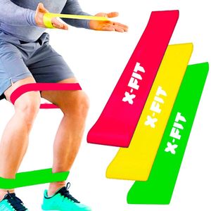 3 Bandas X-Fit banda para ejercicios sentadilla aductores