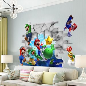Pegatinas de Mario Bros Decoración de Pared Muebles Mod A