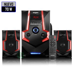 Parlante 2.1 Micronics Epico MIC S7523 BT Subwoofer 70 Watts BT/USB