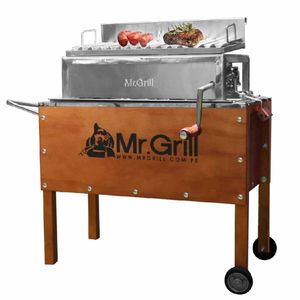 Caja China MR GRILL Mediana Junior con Parrilla Regular