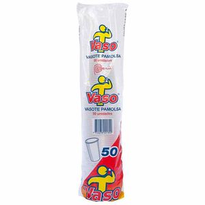 Vaso Descartable PAMOLSA 6.5oz 50un