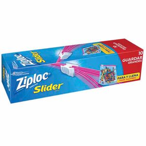 Bolsa Slider ZIPLOC Paquete 10un