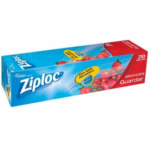 Bolsa para Guardar ZIPLOC Paquete 20un