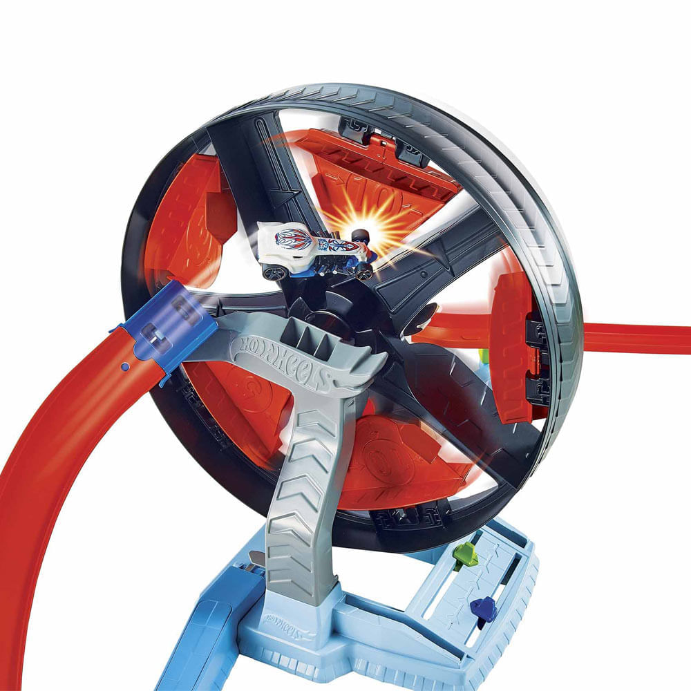 Pista Hot Wheels Desafío De La Rueda Juguete Con Coches Y Rueda