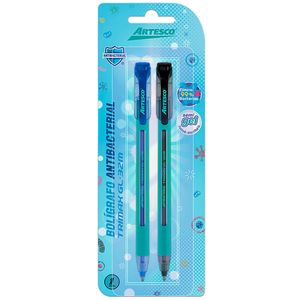 Bolígrafo ARTESCO Trimax GL-32M Antibacterial Paquete 2un