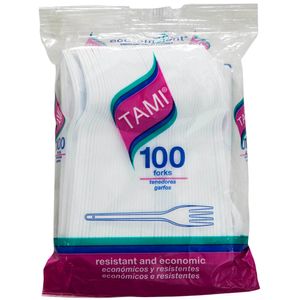 Tenedor DARNELL PERU 11cm Blanco Paquete 100un