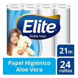 Papel Higiénico ELITE Doble Hoja Paquete 24un