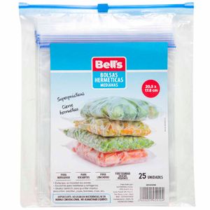 Bolsas Herméticas BELL'S Mediana 25un