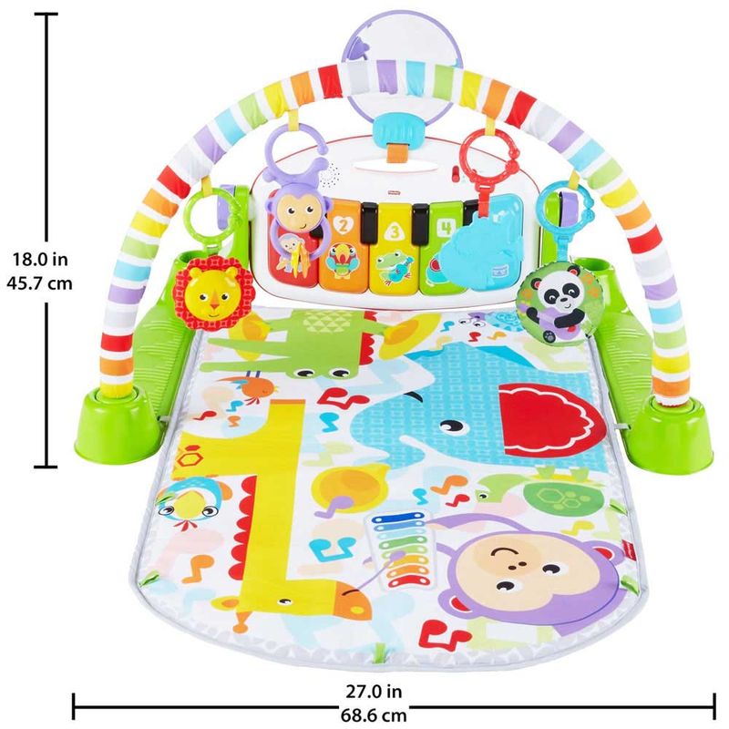 Fisher Price Gimnasio Para Bebé Deluxe Piano Pataditas Musicales