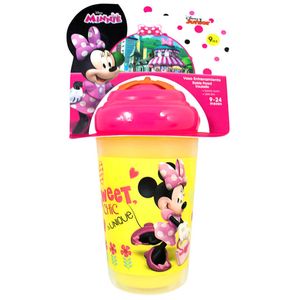 Vaso Entrenamiento DISNEY Minnie con Tapa Giratoria Doble 9Oz