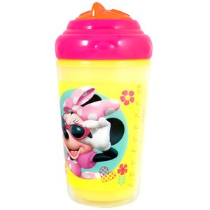 Vaso Entrenamiento DISNEY Minnie con Tapa Giratoria Doble 9Oz