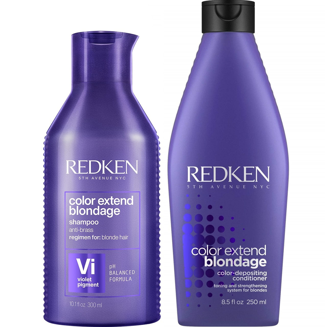 Shampoo Violeta para Cabello Rubio 300ml + Acondicionador 250ml Redken
