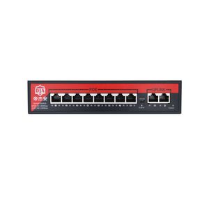 Switch Poe DJA 1010B 10 Puertos Metálico