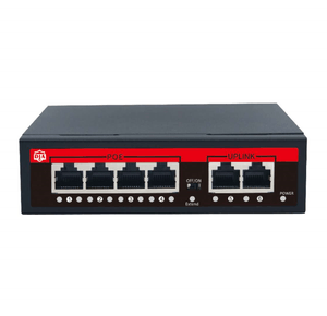 Switch Poe DJA X1006B 6 Puertos Metálico