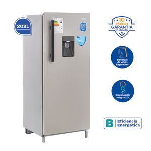 Refrigeradora Aghaso REFR-AGH04 202L Silver