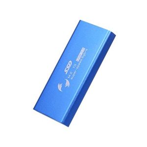 Adaptador Convertidor Case SSD Mini M.2 Ngff Sata a USB 3.0 Azul