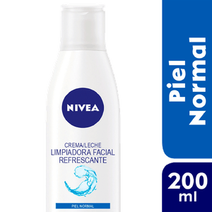 Crema Desmaquilladora Limpiadora Nivea Visage para Piel Normal - Frasco 200 ML