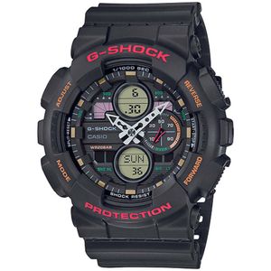 Reloj Casio G-Shock GA140-1A4 Para Hombre Analógico Digital Acuático Luz LED Negro