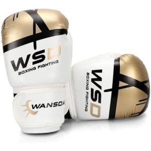 Guantes de Box 12 Onzas WSD Blanco